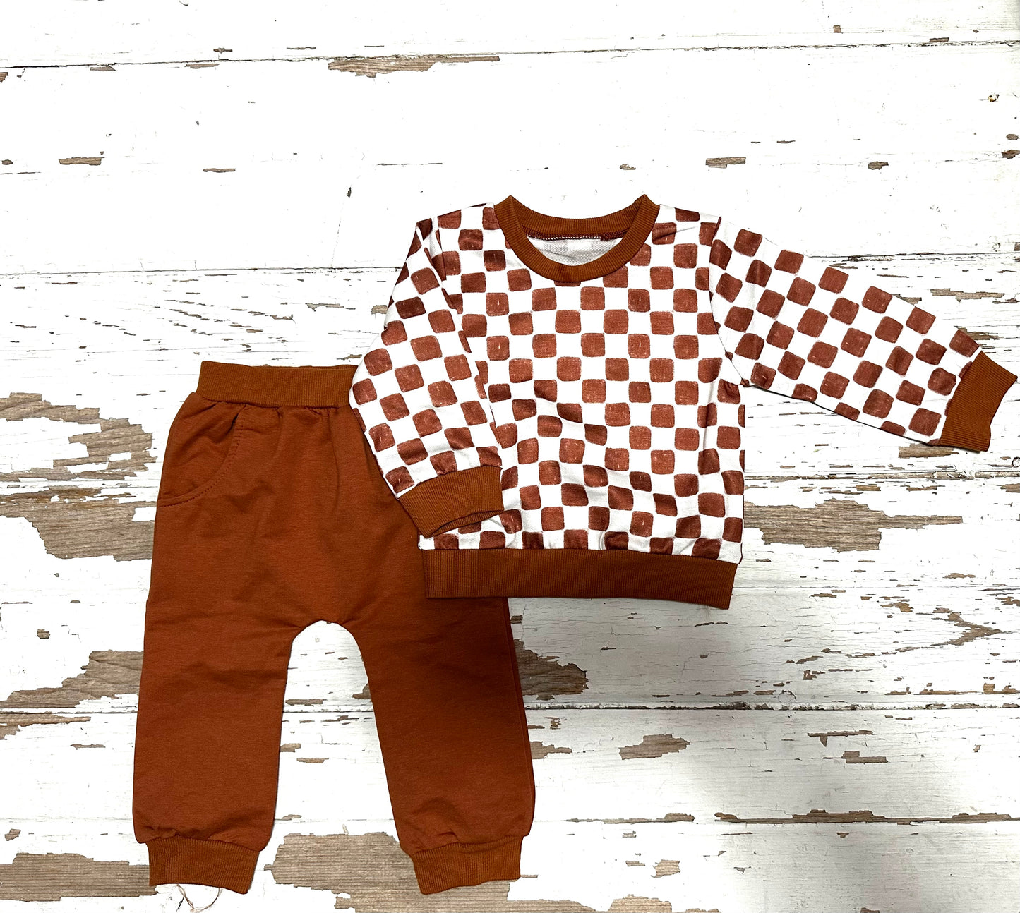 Checkered Lounge Set