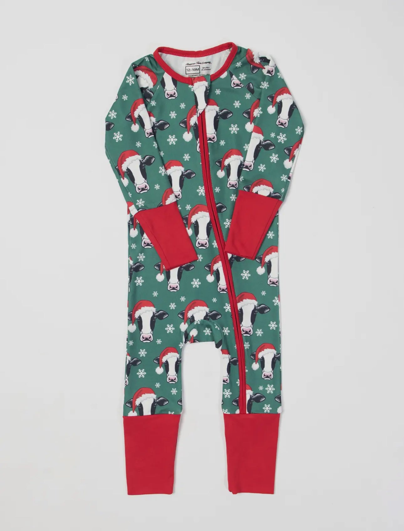 Moooy Christmas Bamboo Zippy