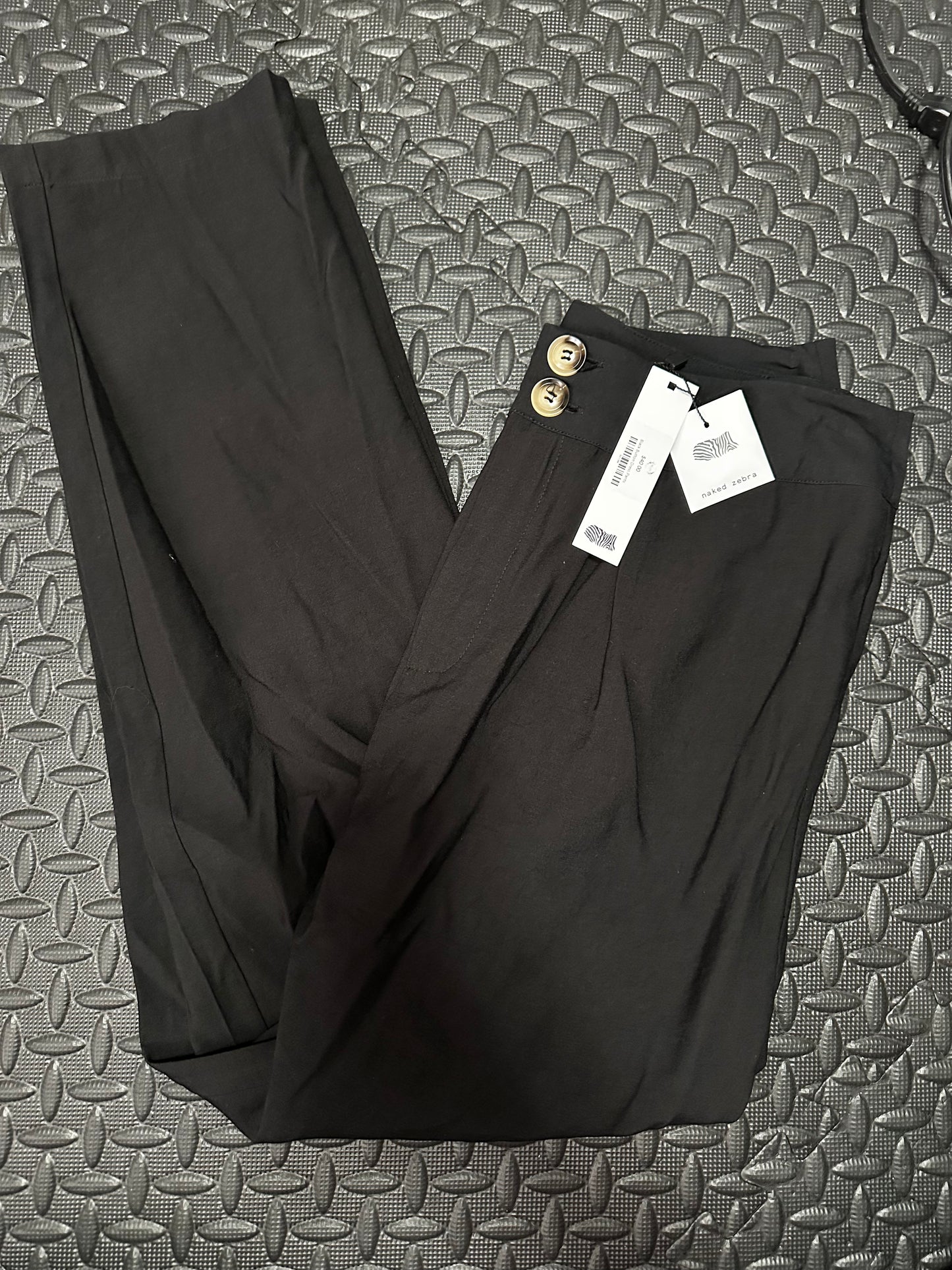 Black Button Dress Pant
