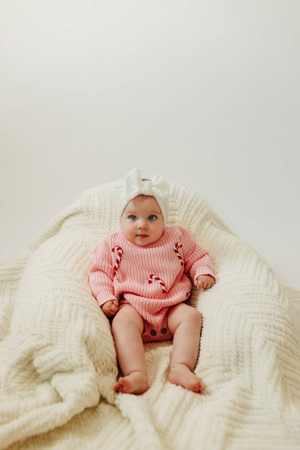 Candy Cane Bubble Romper