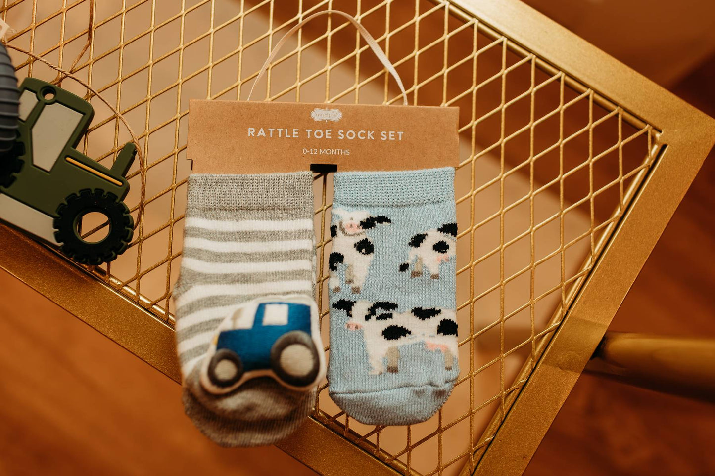 Farm Rattle Socks