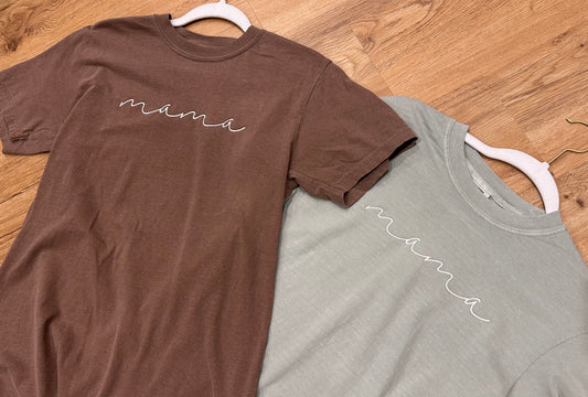 MAMA embroidered tee