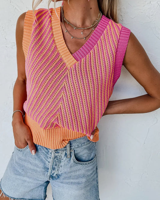 Strawberry Sweater Vest