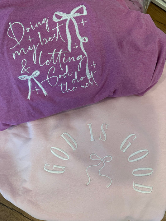 God is Good- Bow design