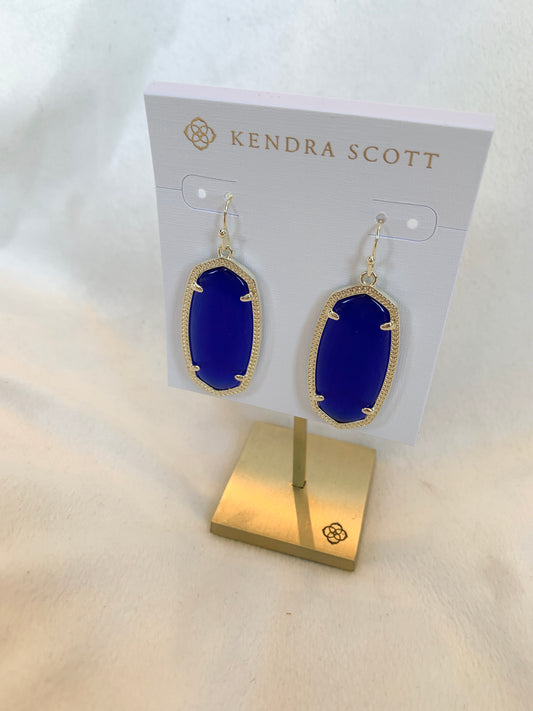 Kendra Scott Elle Earring- Cobalt